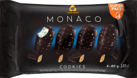 Морозиво Три ведмеді Monaco Cookies 4шт*80г 320г х4