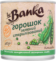 Горошок The Banka зелений ж/б 410г х12