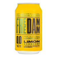 Пиво Free Damm зі смаком лимону б/а ж/б 0.33л х6
