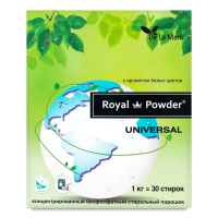 Порошок пральний Royal Powder Universal Білі квіти 1кг