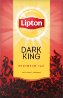 Чай Lipton Dark King листовий чорний 80г х12