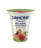 Йогурт Danone натуральний Персик-папайя 2,5% 260г