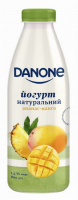 Йогурт Danone натуральний Ананас-манго 1,5% 800г