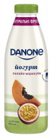 Йогурт Danone натуральний Папайя-маракуйя 1,5% 800г