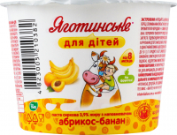 Паста сирк Яготинське д/дітей фруктоз Абрикос-банан 3,9% 90