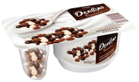 Йогурт Danon Деліссімо Fantasia десертний +шоколадні кульки 100г