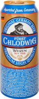 Пиво Furst Chlodwig світле пшеничне ж/б 0,5л х12