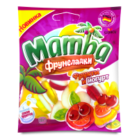 Мармелад жувальний Mamba Фрумеладки Фрукти і йогурт 72г х14