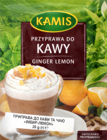 Приправа Kamis Імбир-лимон до кави та чаю 20г 