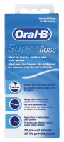 Зубна нитка для брекет-систем та протезів Oral-B Super Floss, 50 ниток