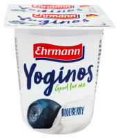 Йогурт Ehrmann Yoginos чорниця 0,1% 100г х24