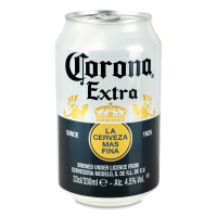 Пиво Corona Extra ж/б 0,33л 4,5%