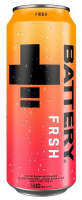 Напій енергетичний безалкогольний сильногазований Frsh Battery з/б 0,5л