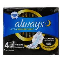 Прокладки Always Ultra Secure Night 6шт