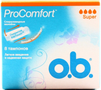 Тампони гігієнічні O.b. ProComfort Super, 8 шт.
