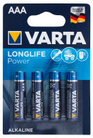 Батарейки Varta Alkaline High Energy AAA LR03 1,5v 4шт х6