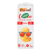 Молоко рослинне EcoMil з кешью без цукру 1л