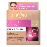 Денний крем антивіковий для обличчя Біокон Professional Effect Filler Activ 55+, 50 мл