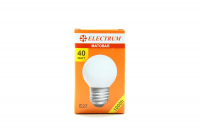 Лампа  сферична 40W E27 мат. ELECTRUM х6