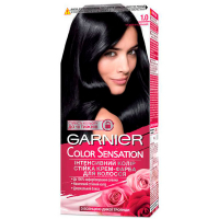 Крем-фарба стійка для волосся Garnier Color Sensation №1.0 Ультрачорний
