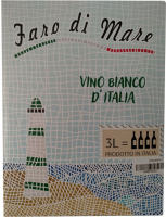 Винo Faro Di Mare Vino Biancoe сухе біле 3л