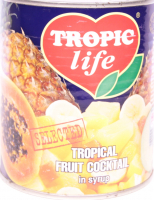 Асорті Tropic life тропічний фруктококтель 850мл