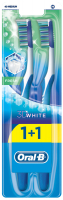 Зубна щітка Oral-B 3D White Fresh Medium, 2 шт.