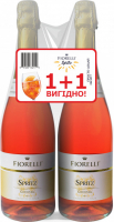 Набір напою на основі вина Fiorelli Spritz помаранчевий солодкий 7% 2*0,75л