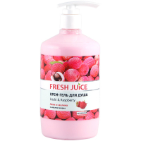 Крем-гель для душу Fresh Juice Litchi & Raspberry, 750 мл