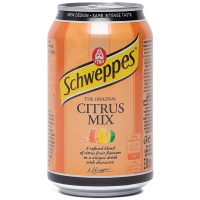 Напій Schweppes Orange б/а сильногазований з/б 330мл