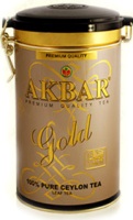 Чай Акбар Gold 225г ж/б х10