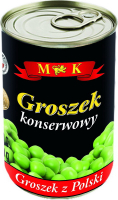 Горошок MK зелений консервований 400 г 