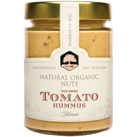 Хумус Natural Organic Nute з в`яленими томатами скляна банка 315г
