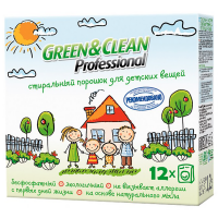 Порошок пральний Green&Clean для дитячих речей 1,2кг х6