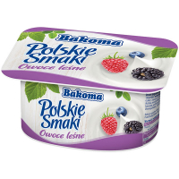 Йогурт Bakoma Польські смаки Лісові ягоди 1,3% 120г