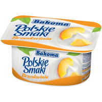 Йогурт Bakoma Польські смаки Персик 1,3% 120г