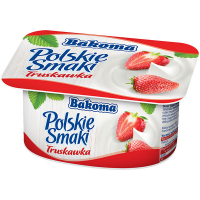 Йогурт Bakoma Польські смаки Полуниця 1,3% 120г
