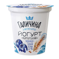 Йогурт Галичина Чорниця-злаки 2,5% 280г