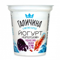 Йогурт Галичина Чорнослив-злаки 2,5% 280г