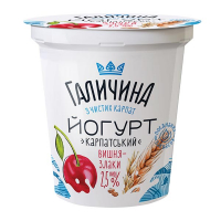 Йогурт Галичина Вишня-злаки 2,5% 280г