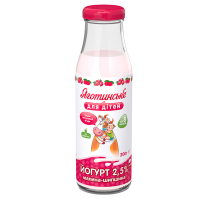 Йогурт Яготинський для дітей малина-шипшина 2,5% 200г