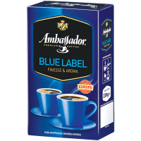 Кава Ambassador Blue Laber мелена в/у 230г
