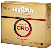 Кава Lavazza Qualita ORO нат. смажена мелена 2*250г 