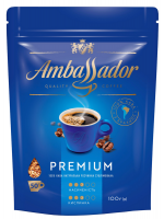 Кава Ambassador Premium розчинна 100г