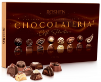 Цукерки Roshen Chocolateria у чорному шоколаді 194г