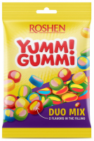 Цукерки Roshen желейні Yummi Gummi Duo Mix 70г