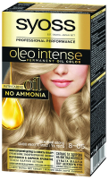 Фарба стійка для волосся Syoss Oleo Intense Без аміаку №8-05 Бежевий Блонд