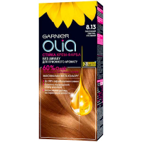 Крем-фарба стійка для волосся Garnier Olia Без аміаку №8.13 Пісочний Світло-Русявий