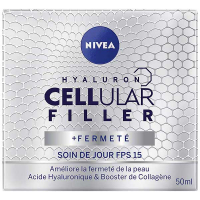 Денний крем антивіковий для обличчя Nivea Hyaluron Celluar Filler+Firming SPF 15, 50 мл