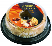 Крем-сир Castello з ромом та горіхами 65% 125г